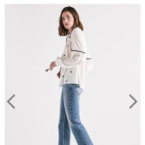 Lucky Brand Americana Peasant blouse.